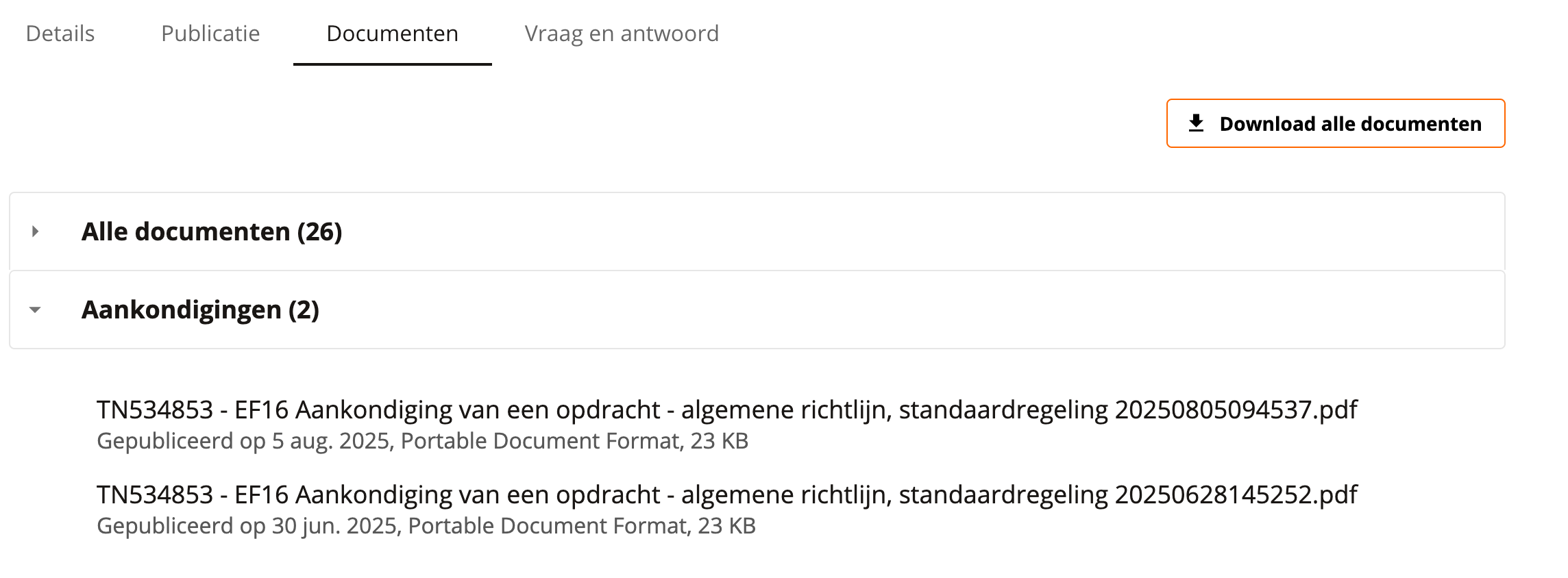 Bevinding evidence 1