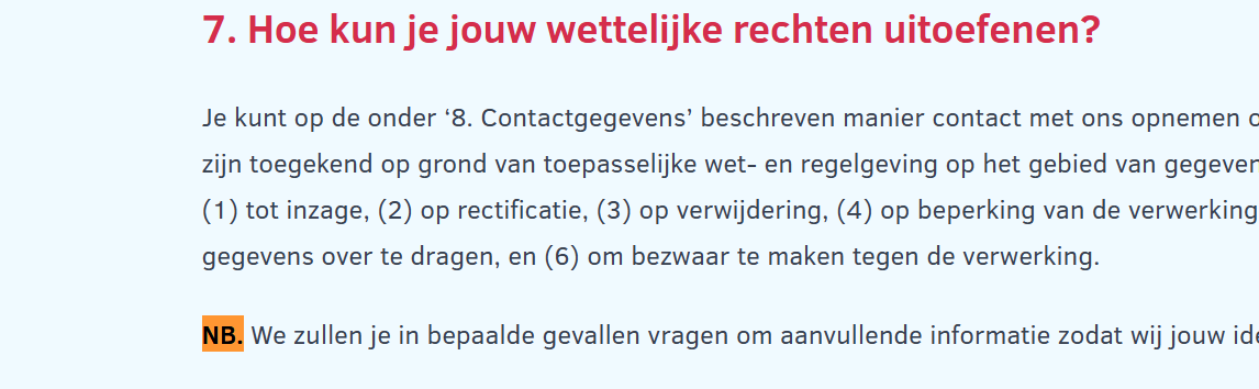 Bevinding evidence 1