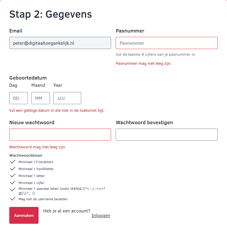 Bevinding evidence 1