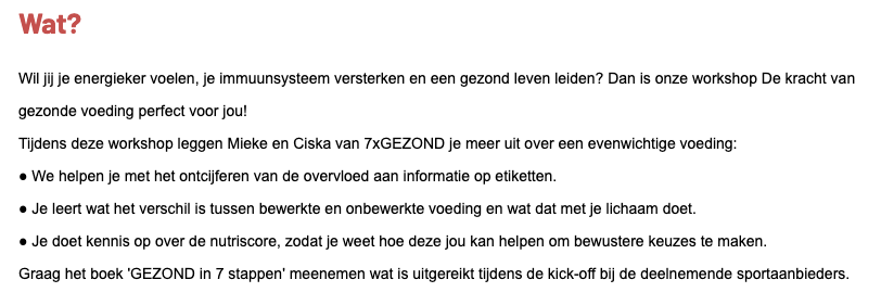 Bevinding evidence 1