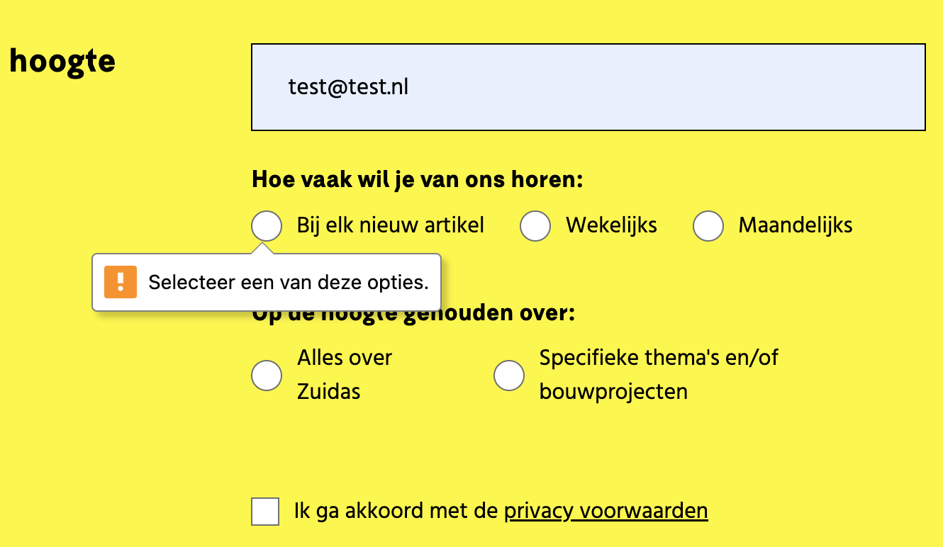 Bevinding evidence 1