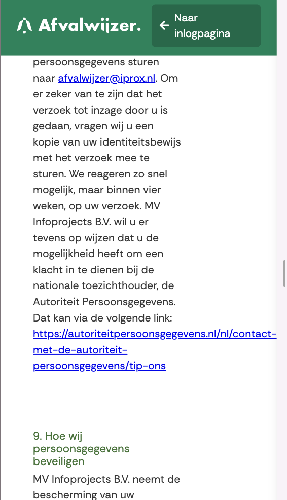 Bevinding evidence 1