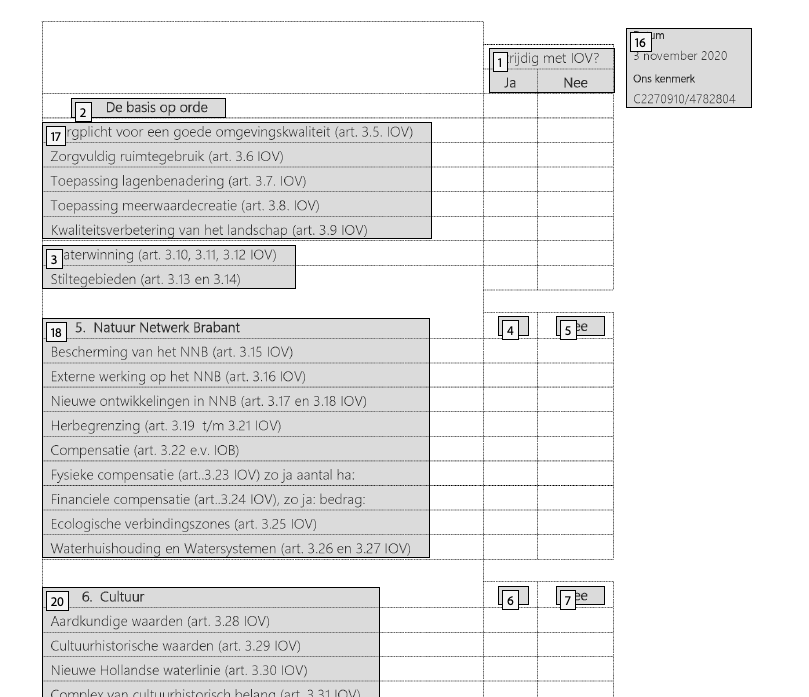 Bevinding evidence 1