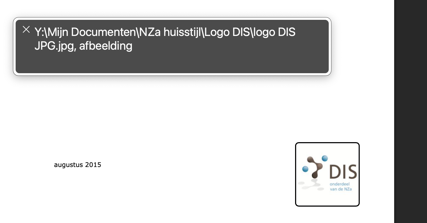 Bevinding evidence 1