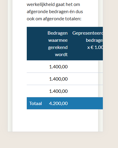 Bevinding evidence 1